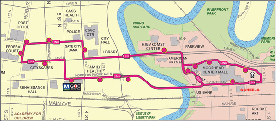 LinkFM Map
