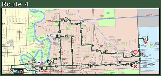 Route 4 Map - 8/1/18