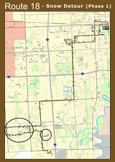 Route 18 Snow Detour - Phase 1