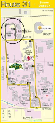 Route 31 Snow Detour
