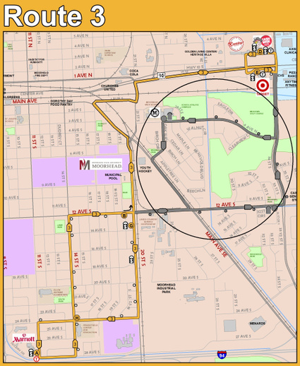 Route 3 snow detour map