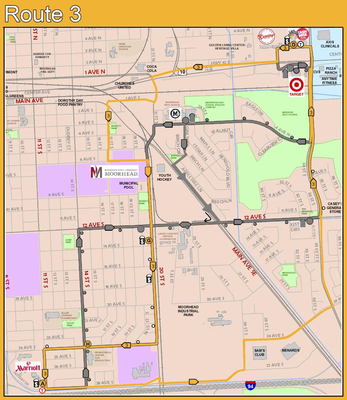 Route 03 Map - Detour 4.21.21