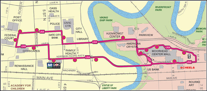 LinkFM Map