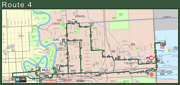 Route 4 Map - 8/1/18