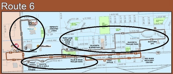 Route 6 snow detour map