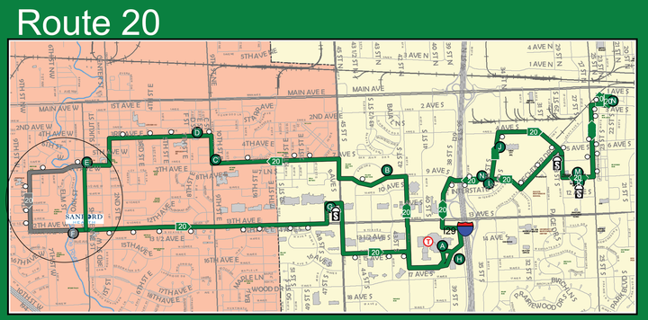 Route 20 - Snow Detour
