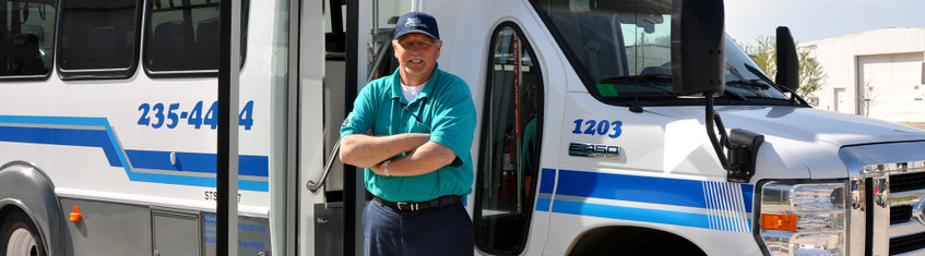 Paratransit Bus and Driver - New Large Hero Image 2024