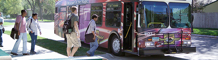 Passengers Boarding Bus