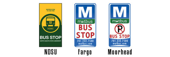 Bus Stop Signs U-Pass 2023