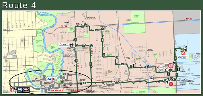 Route 4 Parade detour map.