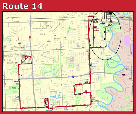 Route 14 Detour