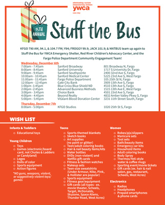 15th Annual Stuff the Bus event!