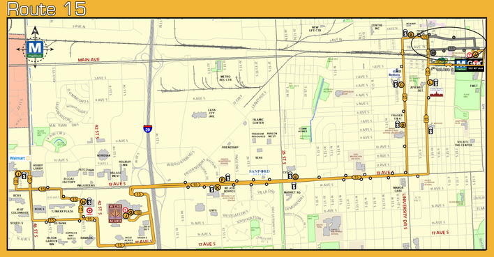 Route 15 Parade detour map.