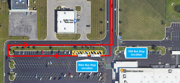 Dilworth Walmart Bus Stop Relocation