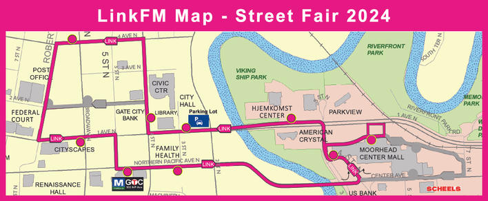 LinkFM Street Fair Map 2024