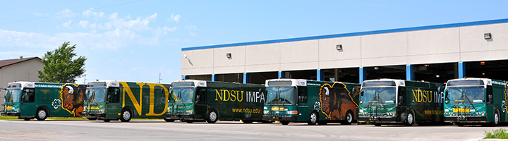 NDSU Bus Lineup